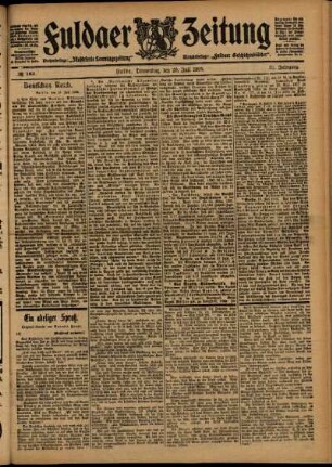 Ausgabe vom Donnerstag, den 20. Juli 1905.