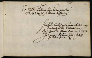 Rebhan, Johann. Straßburg, 12.03.1659.