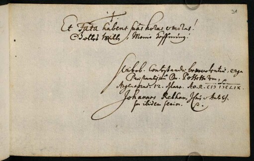 Rebhan, Johann. Straßburg, 12.03.1659.