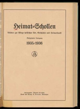 Heimat-Schollen 1935/1936