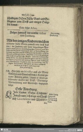 Folget hierauff der vierdte Actus und Handlung