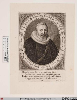 Bildnis Johann Rudolf Rahn d. J.