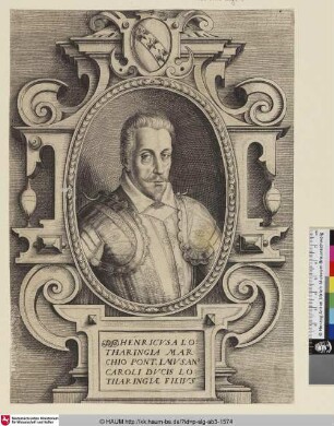 Henricus A Lotharingia Marchio Pont. ... ; [Heinrich II, Lothringen]