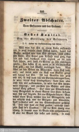 Zweiter Abschnitt. Vom Gefrornen und den Crêmes