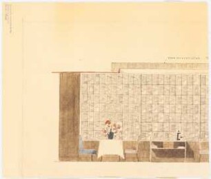 (Hotel-) Restaurant: Perspektivische Ansicht (Innenraum)