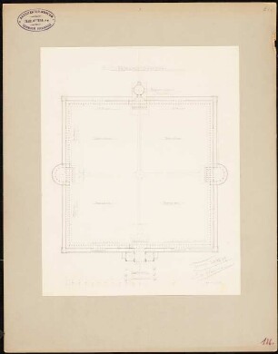 Cimitero Monumentale di Verona, Verona: Grundriss der Anlage 1:1250