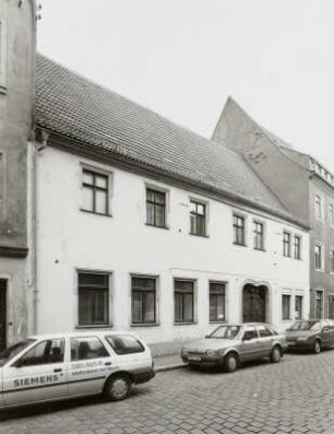 Pirna-Altstadt, Lange Straße 7. Wohnhaus (um 1600, um 1730). Straßenansicht