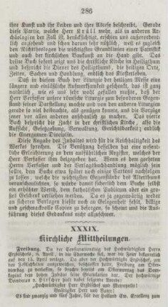 286-288 Kirchliche Mittheilungen