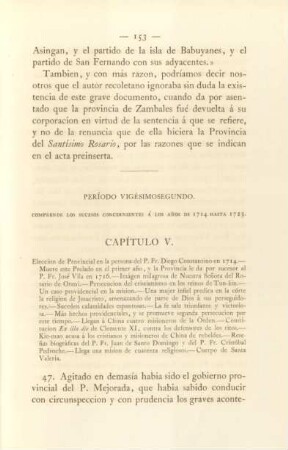 Período vigésimosegundo. Comprende los sucesos concernientes á los anos de 1714 hasta 1723