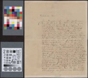 Richard Wagner (1813-1883) Autographen: Brief von Richard Wagner an Anton Bruckner - BSB Autogr.Cim. Wagner, Richard.34