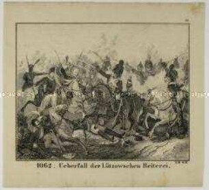 Überfall der Lützowschen Reiterei (Nr. 1062 einer Folge zu den Befreiungskriegen)