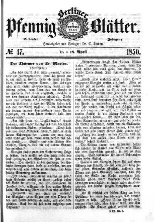 No. 47, 17. u. 18. April