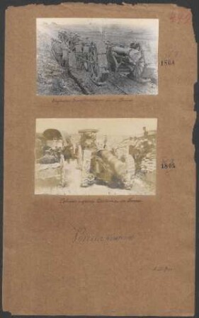 Schwere englische Artillerie an der Somme