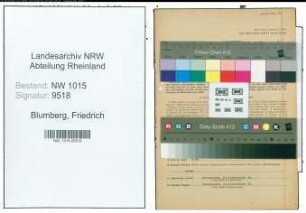 Entnazifizierung Friedrich Blumberg , geb. 28.06.1881 (Rechtsanwalt)