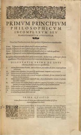 Corollaria sev qvaestiones theologicae, 2. Corollaria sev Qvaestiones theologicae de trinitate, incarnatione verbi, & de eucharistia, &c.