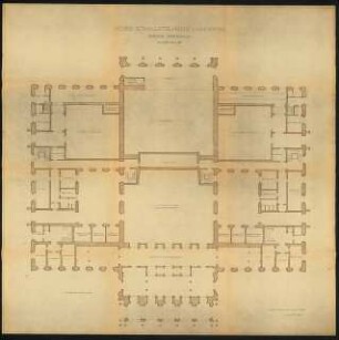 Opernhaus, Hannover: Grundriss 1. Zwischengeschoss 1:100