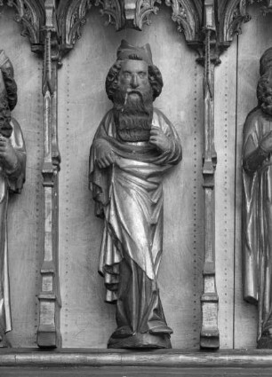 Grabower Altar — linker Flügel, Innenseite: Heilige und Propheten — Hesekiel