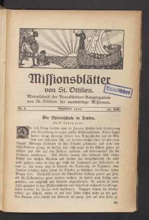 Nr. 3. Dezember 1919. 24. Jahrgang