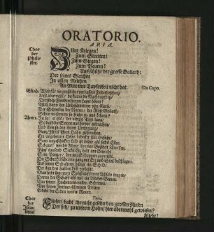 Oratorio.