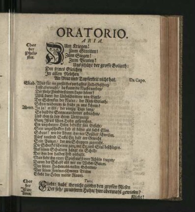 Oratorio.