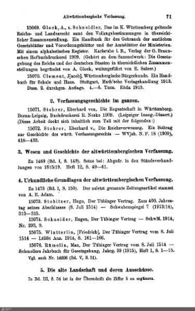 4. Urkundliche Grundlagen der altwürtt. Verfassung