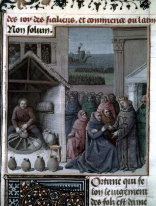 Des cas des nobles hommes et femmes — Agathocles, Folio 145recto