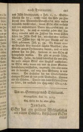 441-452, Am 11. Sonntage nachTrinitatis.