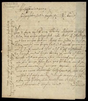 Brief von Wilhelm Friedrich Thülmeyer an Friedrich Lucae