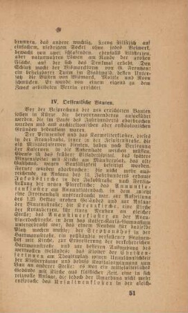 IV. Oeffentliche Bauten