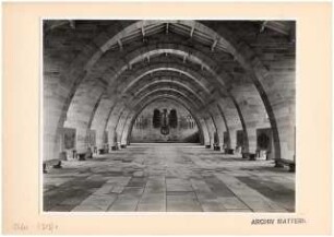 Reichsgartenschau 1939 auf dem Killesberg, Stuttgart: Ehrenhalle Innenraum mit Hoheitsadler