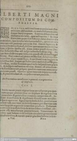 ALBERTI MAGNI COMPOSITUM DE COMPOSITIS.