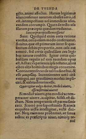De tuenda bona valetudine libellus
