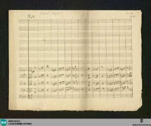 ?Symphonies?. Excerpts - Don Mus.Ms. 2214 : F