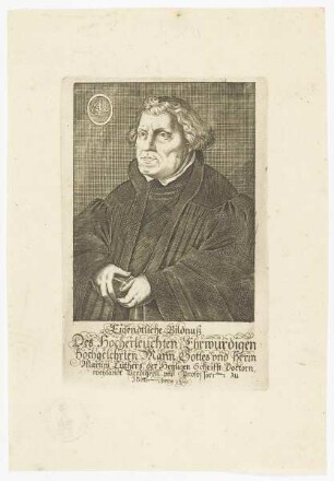 Bildnis des Martinus Luther