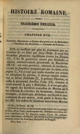 Histoire Romaine, 5. Puissance des chevaliers. Consulat de Cicéron. Factions a Rome. Premier triumvirat. Guerre des gaules