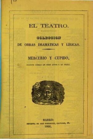 Mercurio y Cupido : juguete cómico