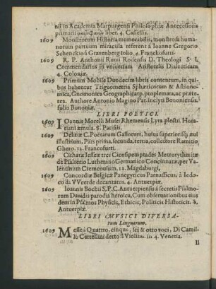 Libri Poetici.