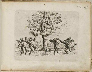 Vier tanzende Putten, Blatt aus dem "Neuw Grotteßken Buch"