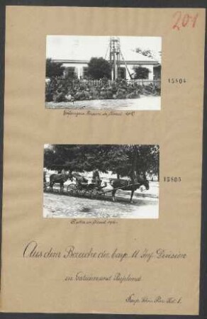 In Galizien und Rußland: Fiaker in Kowel 1916