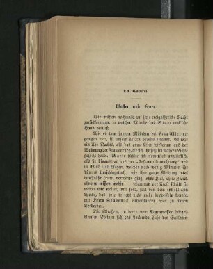13. Capitel. Wasser und Feuer.
