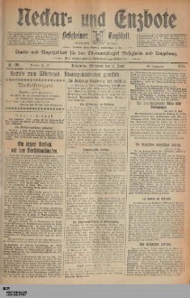 Neckar- und Enzbote : Besigheimer Tageszeitung : Kirchheimer Anzeiger : Amts- u. Anzeigeblatt für den Oberamtsbezirk Besigheim