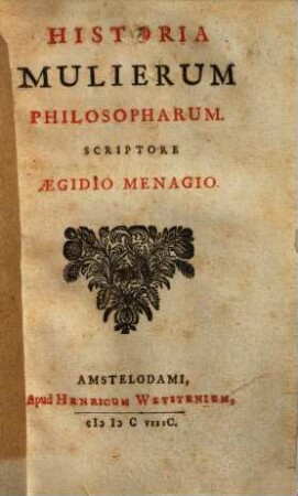 Historia mulierum philosopharum