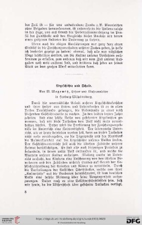 1: Urgeschichte und Schule