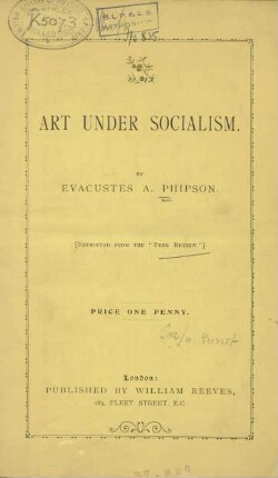 Art under socialism