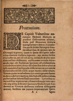 Diss. chir. de vulneribus capitis