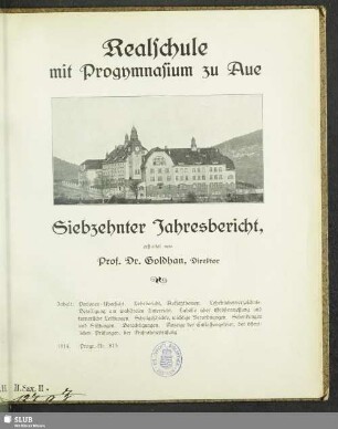 17.1913/14(1914): Jahresbericht