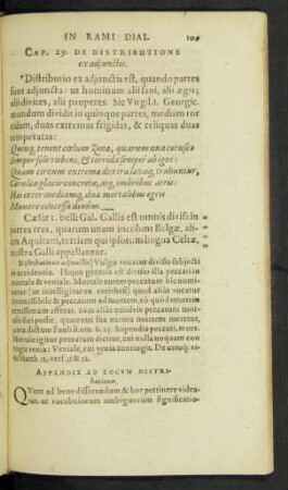 Cap. 29. De Distributione ex adiunctis.