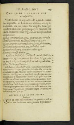 Cap. 29. De Distributione ex adiunctis.