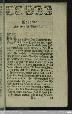 Vorrede zur neuen Ausgabe