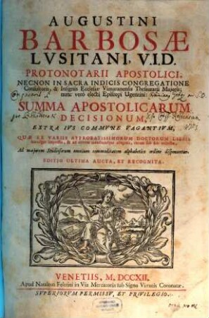Summa apostolicarum decisionum extra jus commune vagantium